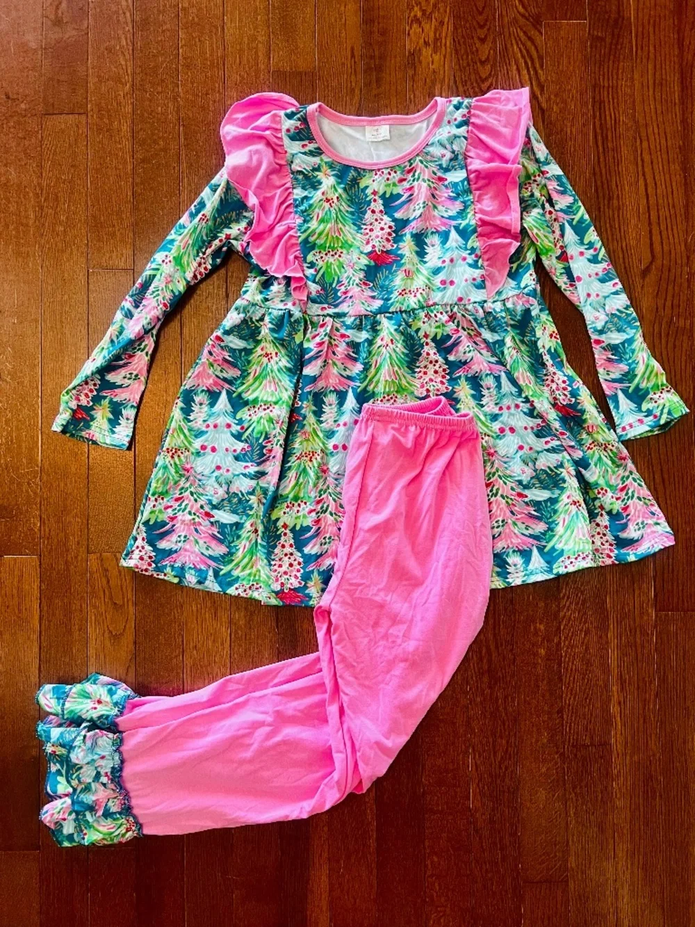 Boutique Ruffle Christmas Outfit